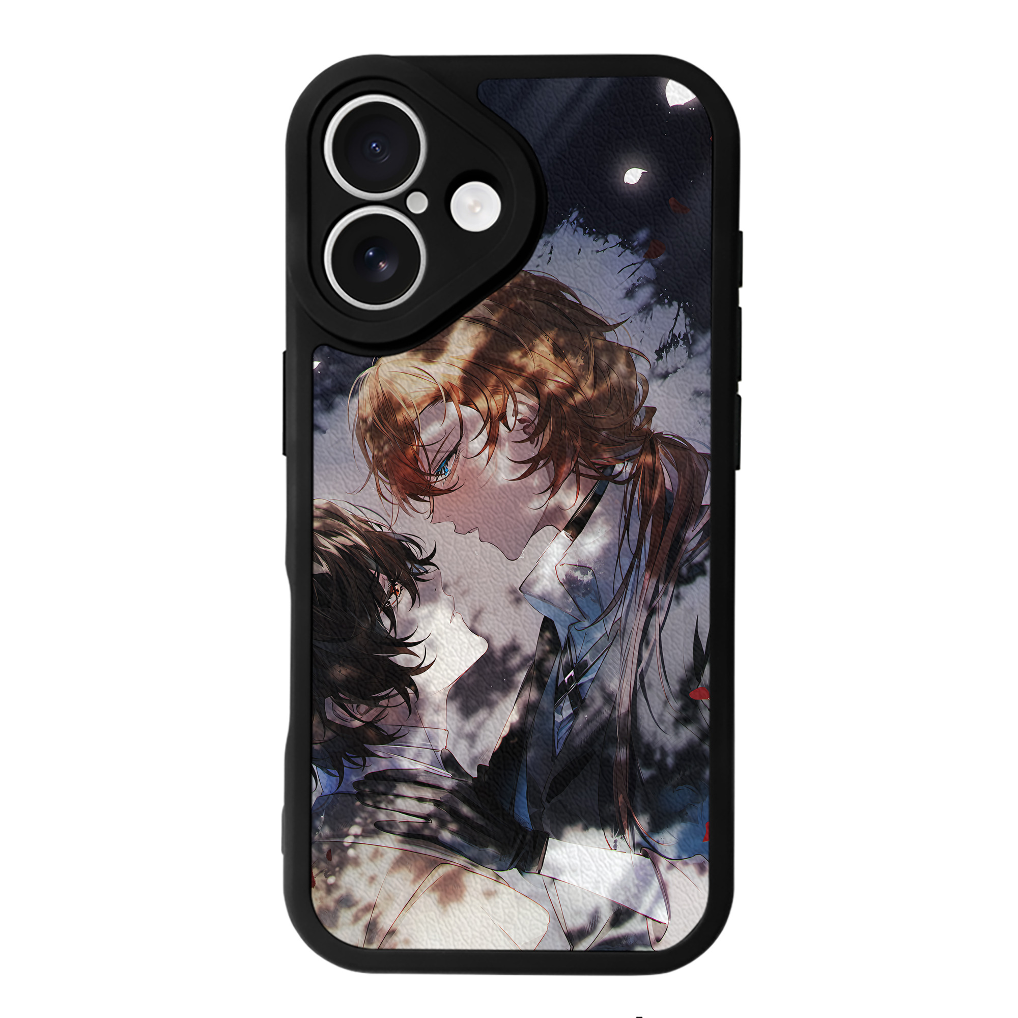 （画像用） 文豪ストレイドッグス Bungo Stray Dogs 【iPhone 16シリーズ対応】シリコンスマホケース（レザー調） 材質：シリコン